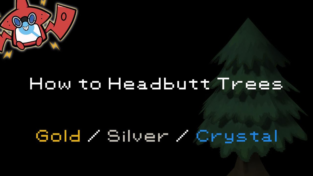 Headbutt trees and special trees in Pokemon Gold/Silver/Crystal YouTube