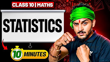 Statistics in 10 Minutes 🔥| Class 10 Maths Fast Revision | CBSE 2025-26 | Pranav Sir