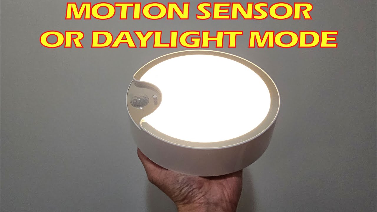 Yurnero Automatic Motion Sensor Indoor Light - YouTube
