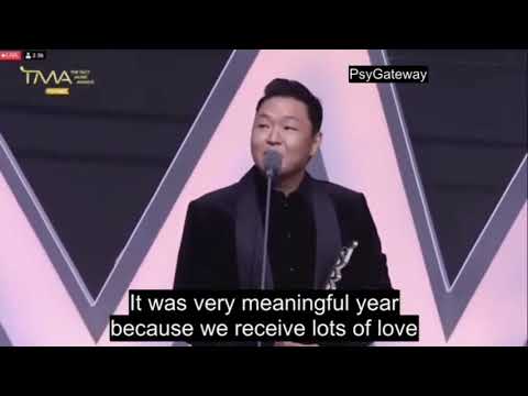 [Eng Sub] Full PSY Acceptance Speech thanks SUGA BTS for Artist of the Year Awards 2022 TMA 싸이