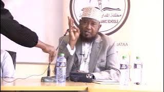 Muxaadaro Dr Sheikh Mohamed Osman  Caqiidada Muslimka
