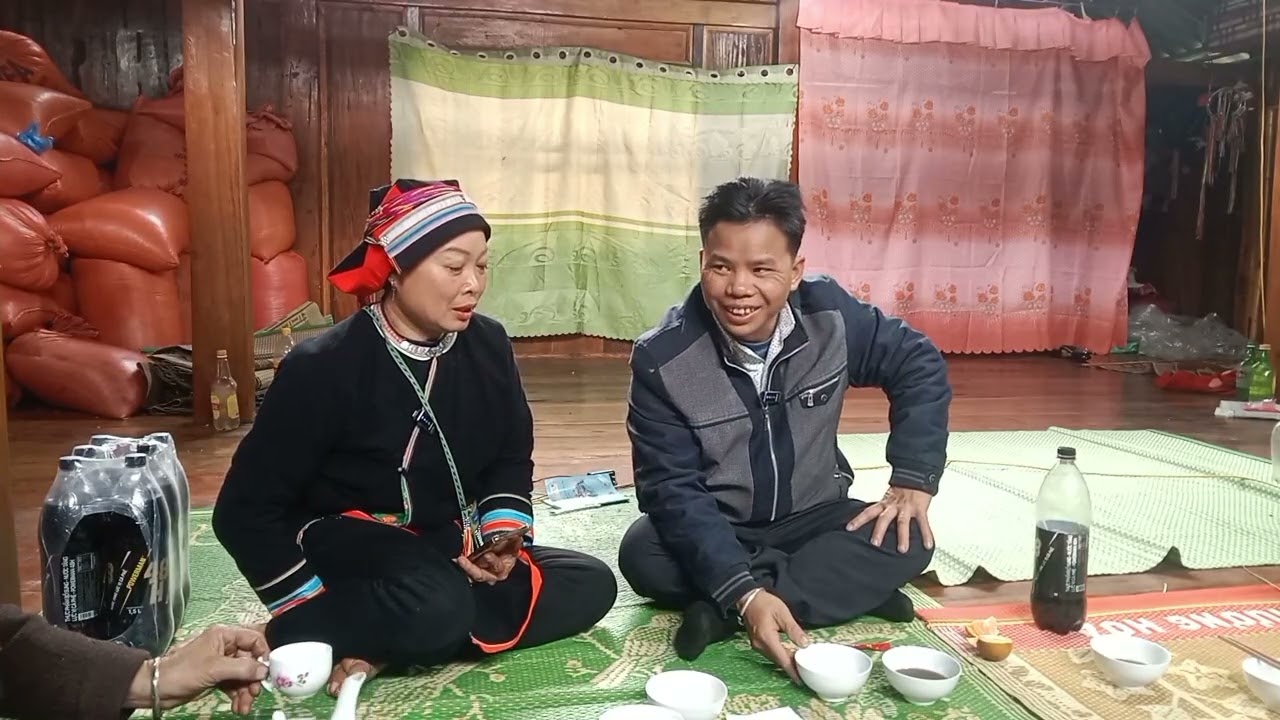 PHẦN CUỐI BÀ ĐIỆP HÁT VỚI BỐ STHỈNG #hatdao 