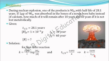 problem-7 on half life of reaction(chemical kinetics part 56 for CBSE class 12 and JEE, IIT)