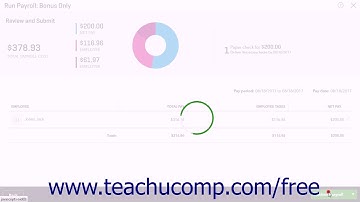 QuickBooks Online Plus 2017 Tutorial Creating Commission Only or Bonus Only Paychecks Training