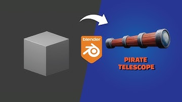 How I made Stylized Telescope in Blender 4.1 [Tutorial] Part 1  | BEY 3D