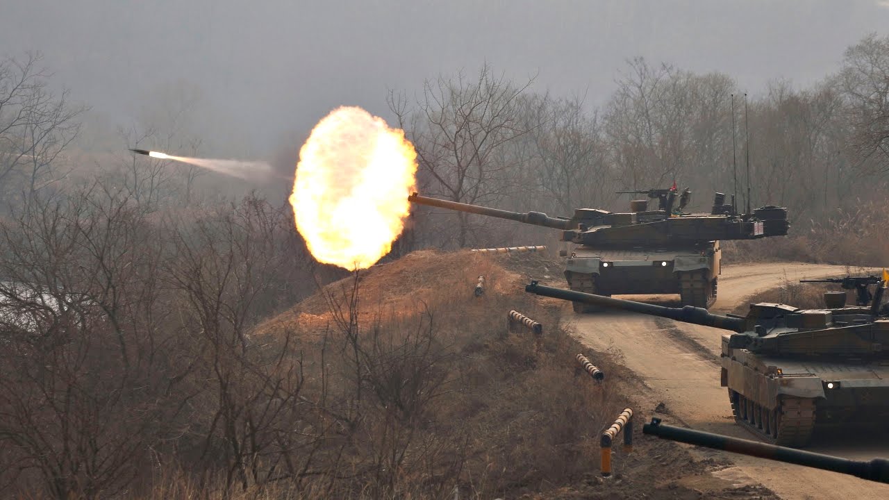 K2 Black Panther Live Fire 4K 360º - ROK Army - ROKA 360 Graus - ROK Armed  Forces Military Power 