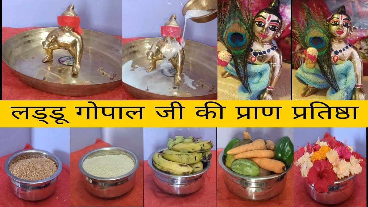 लड्डू गोपाल की प्राण प्रतिष्ठा की संपूर्ण प्रक्रिया । @swatiirajak