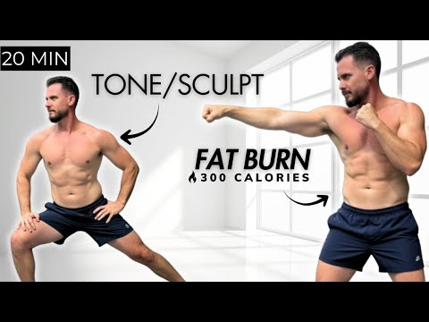 ٢٠ دقيقة من تمارين حرق الدهون المتقطعة عالية الكثافة حرق ٣٠٠ سعرة حرارية تمرين كامل للجسم في