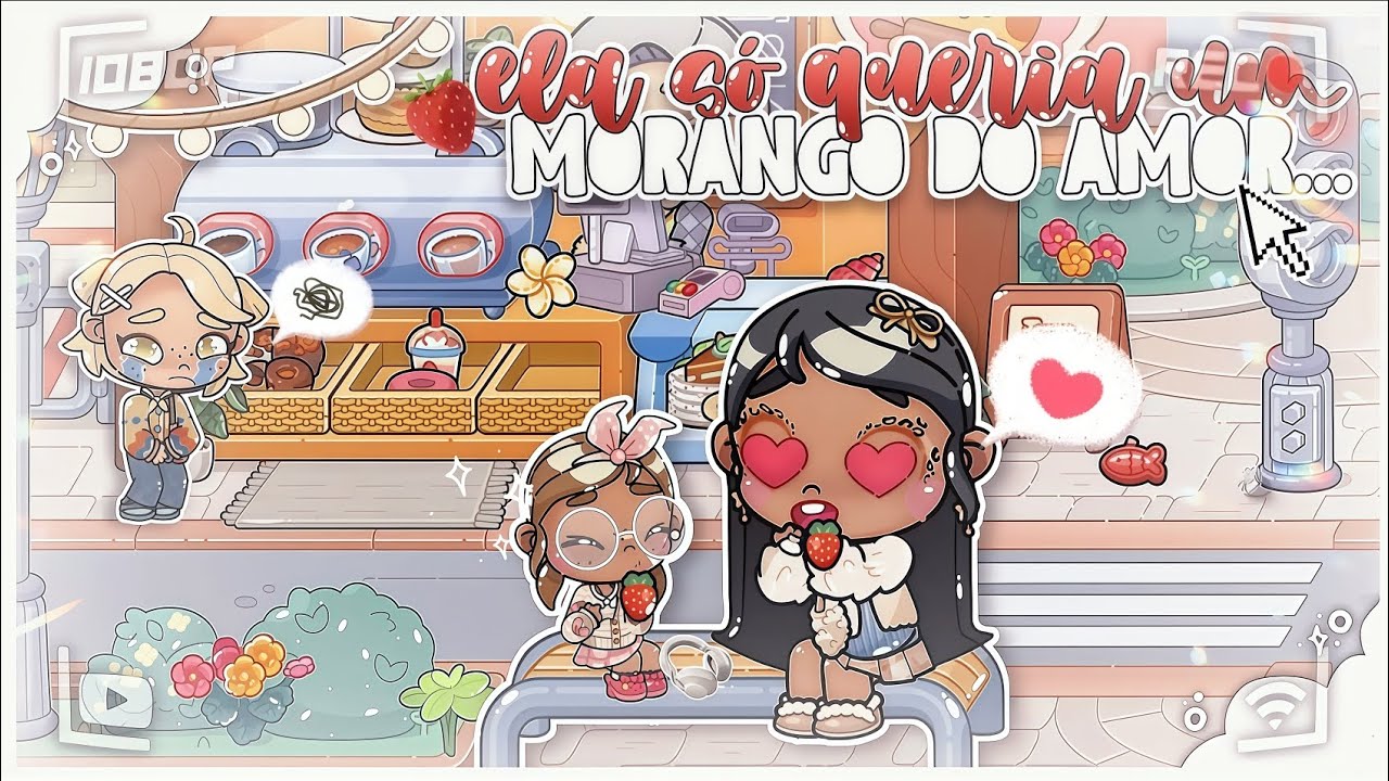 *AESTHETIC* ELA SO QUERIA UM MORANGO DO AMOR..🍓🥹|| *VOICED🎙️* || AVATAR WORLD 
