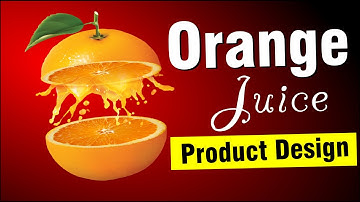 orange juice product design in coreldraw | orange design in coreldraw | orange product design