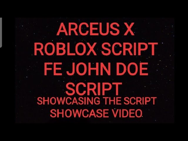 Arceus x FE Johndoe Script Showcase