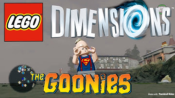 Lego dimensions all-goonies unlocked sloth, mikey  ,chunk  , data  ,  mouth, brand, andy , stef