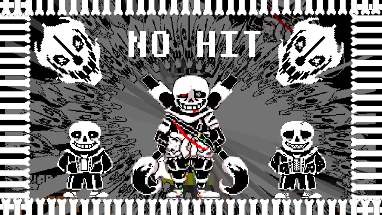 No heal #3 (Ink sans shanghaivania phase 3)(5th ever no heal, my third  no-heal)(I nad to no-hit the final gaster blaster circle cause 1 hp) :  r/Undertale