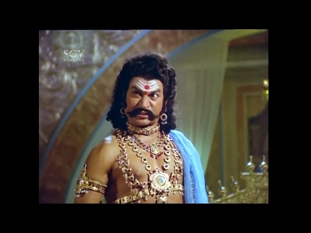 Dr.Rajkumar Nostalgic Powerful Dialogue Scene | Bhaktha Prahlada Kannada Movie Best Scene class=