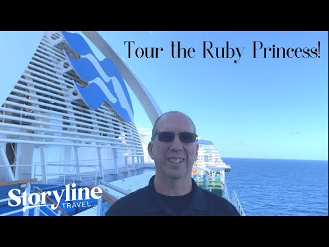 Wideo: Ruby Princess Cruise Ship - Przegląd