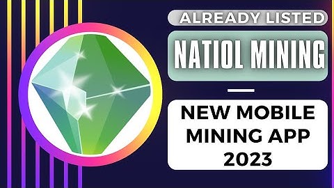 New mining app 2023.Natiol Infinity mining.NAI coin mining.Already listed.