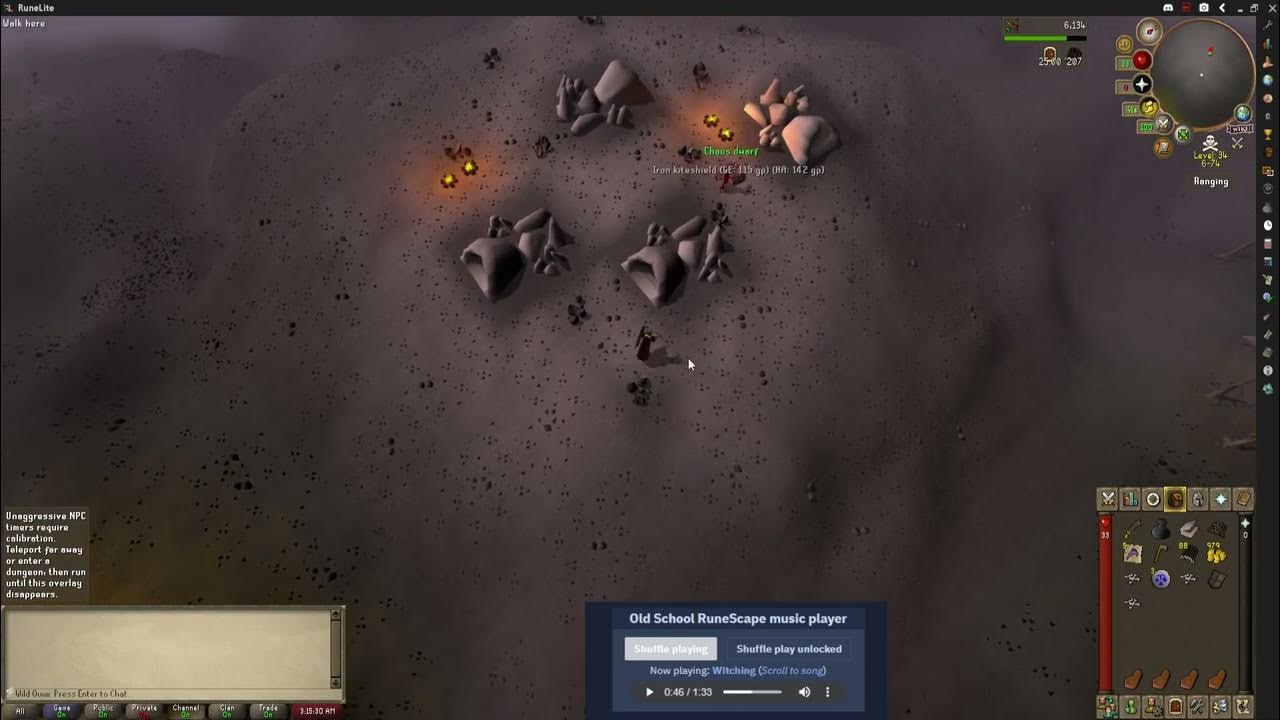 How to safespot Chaos Dwarves in the wilderness in Old School Runescape