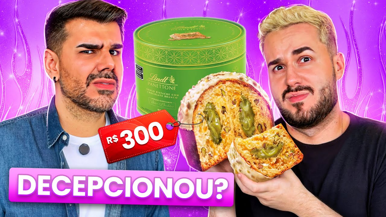 ENFIM PROVAMOS O PANETTONE DE PISTACHE DE R$ 300 DA LINDT QUE ESGOTOU NO NATAL! - Titi Fabri