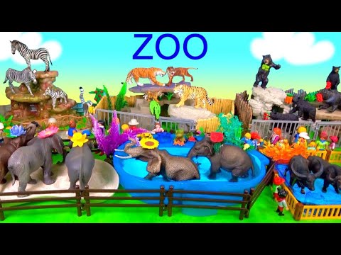 Video Happy Cute Zoo Animals - Toys for Kids - Tiger... - youtube