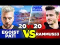 RAMMUS53 ile 20 vs 20 BOOTCAMP SAVAŞI! PUBG Mobile Youtuber Discord Savaşları