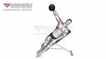 Dumbbell Incline One Arm Lateral Raise shoulders Exercise