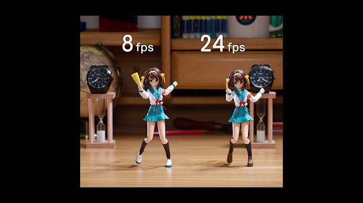 Stop Motion | Adjusting the Frame Rate with Haruhi’s Steps | Haruhi Suzumiya