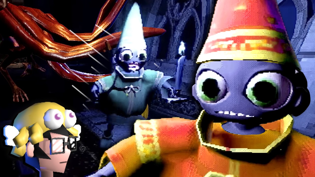 dois mago abestado tentando destruir um castelo