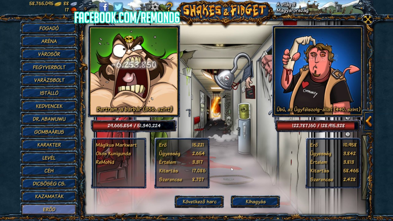 Shakes & Fidget - (s3) - Árnyvilág 13. kazamata 1-4. szint