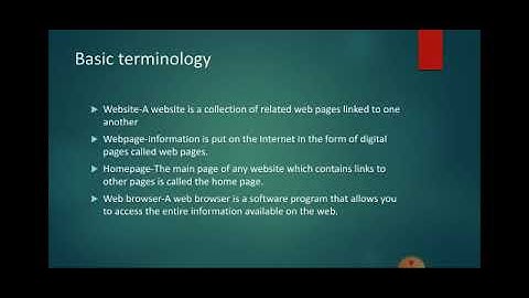 Class 3 Chapter 8- The Internet an Introduction
