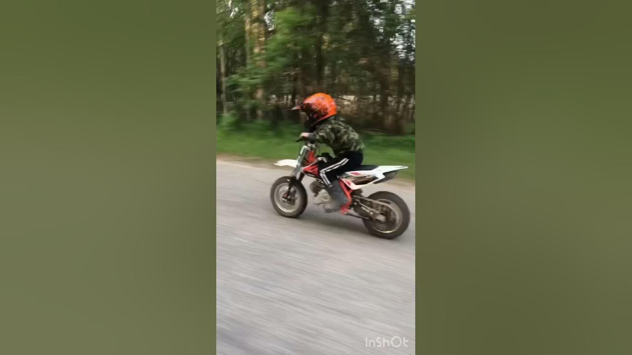 Питбайк Kayo mini KMB 50 кубов, покатушки и скорость 🏍 - YouTube