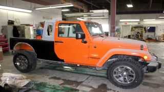 Custom Jeep Wrangler JK-8 (Truck Conversion) - YouTube