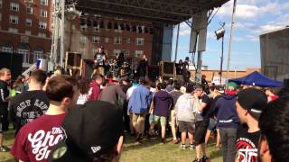 Fit For A King: Warpath live Skate and Surf 2014 HD