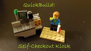 QuickBuild:  Self-Checkout Kiosk  #lego #legocity #quickbuild #moc #selfcheckout #kiosk