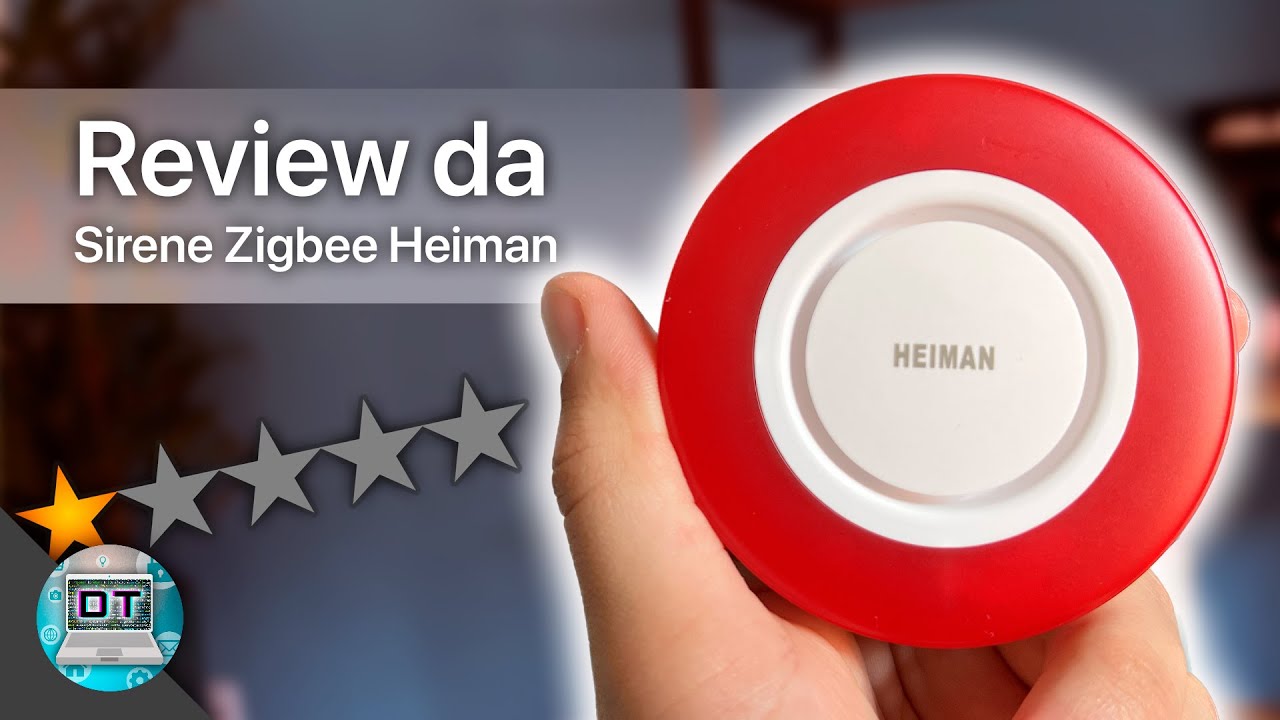 Que decepção  Sirene Inteligente Zigbee HS2WD da Heiman 