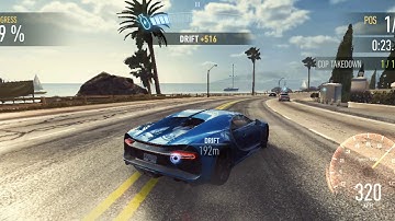 LOCKDOWN ESCAPE Bugatti Chiron NEED FOR SPEED NO LIMITS TAKE DOWN ANDROID GAMEPLAY