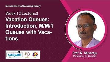 Lec 46: Vacation Queues: Introduction, M/M/1 Queues with Vacations