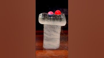 1000°C RHCB vs Ice Blocks 🧊😱#ice #science #satisfying #experiment #asmr #rhcb #redhotballvs