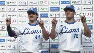 2020年7月23日 埼玉西武・川越誠司選手 與座海人投手ヒーローインタビュー