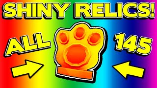 ALL 145 SHINY RELIC LOCATIONS!! || Pet Simulator 99 (PS99)  Roblox