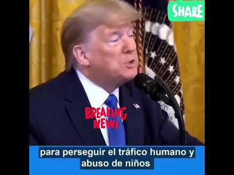 Donald Trump firma