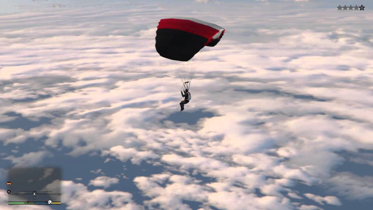 Grand Theft Auto V PS4 Trevor Plane Parachute Leviathan YouTube