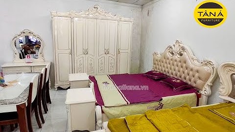 Combo Giường Tủ Tân Cổ Điển Nhập Khẩu Đài Loan Phong cách châu Âu