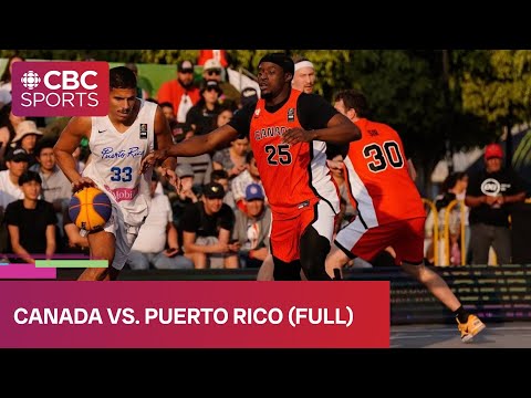 FIBA Men S 3x3 AmeriCup 2025 Semifinals Canada Vs Puerto Rico CBCSports 
