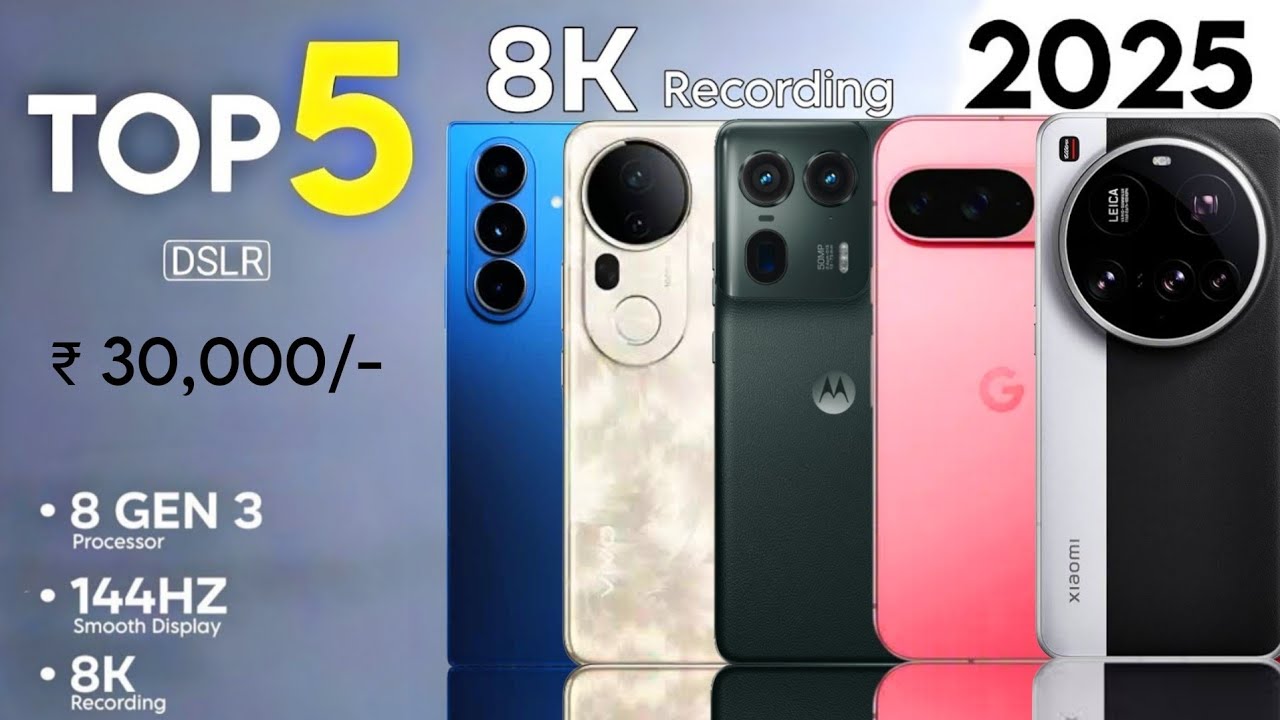 Top 5 best phone under 30000 5g 2025 | Camera Phone under 30000 ...