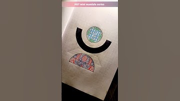 Easy Mandala Art for Beginners! ✍🏻📐 Step by step drawing.#MandalaArtForBeginners #EasyArt #Drawing