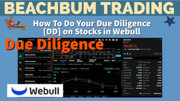How To Do Your Due Diligence DD on Stocks in Webull