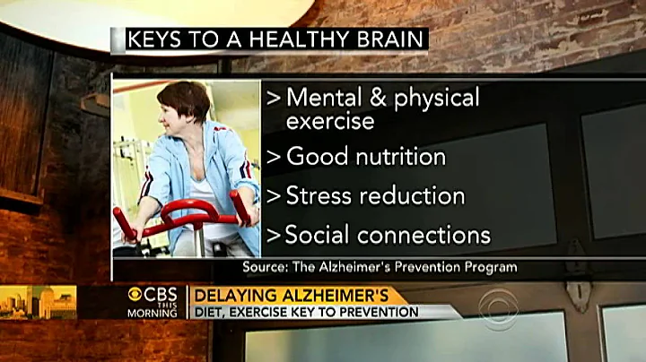 Diet, exercise key to Alzheimer's prevention