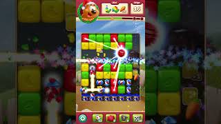 Toon Blast Level 109 no booster [Gameplay Walkthrough] optimized for smartphones [Peak]