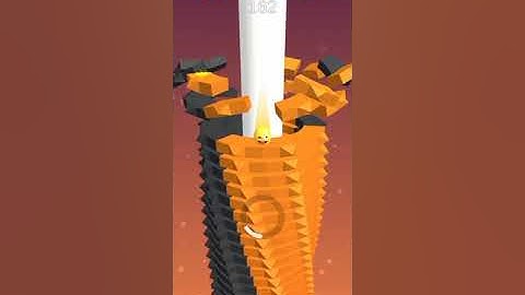 Stack Ball | All Levels Gameplay Walkthrough | New Level 143 | ios, android, Mobile Game #shorts