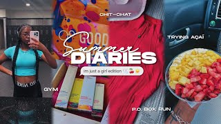 SUMMER DIARIES 𐙚| I’m Just A Girl Edition ⋅˚₊‧ 𐙚 ‧₊˚ ⋅|Chit-Chat,Gym,Açaí,etc|THEMIAAMARI